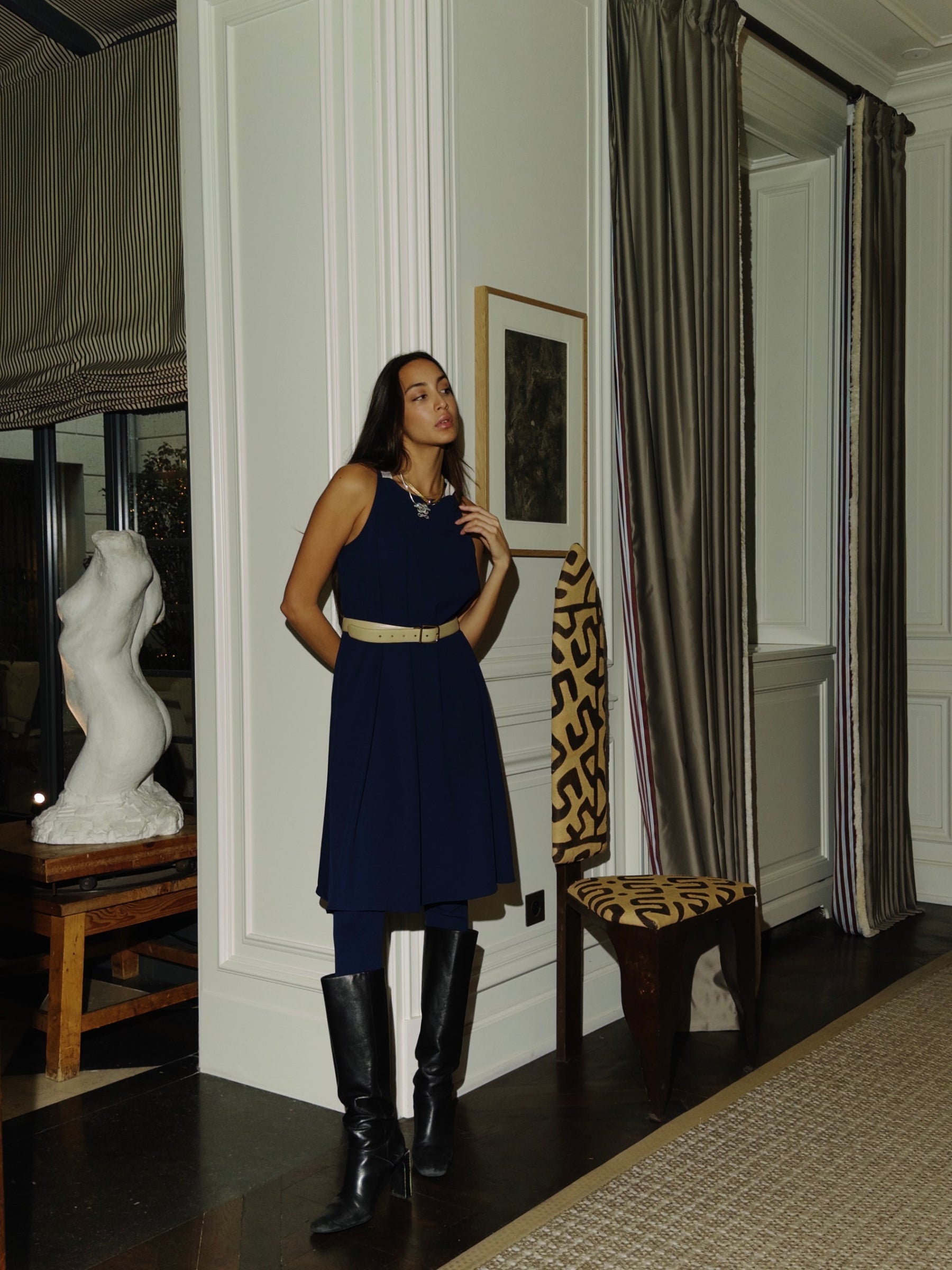 Ariella "After Workout" Robe Bleue