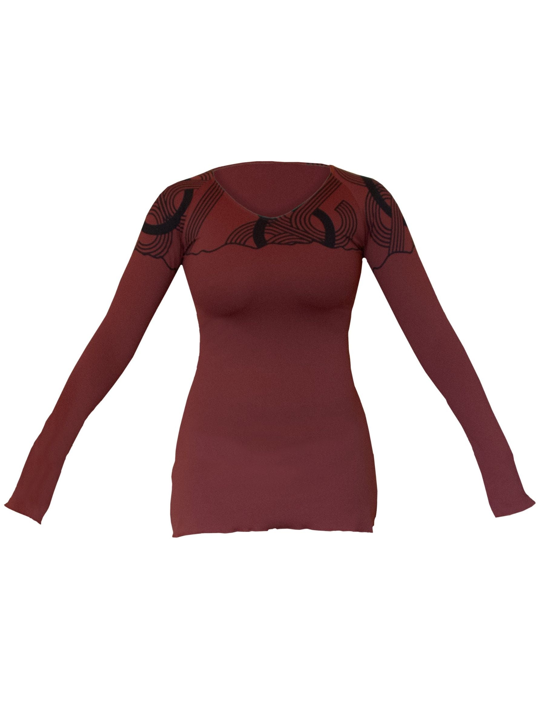 Top Rossana Neo Marron